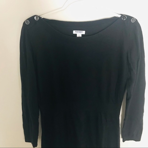 OLD NAVY | Lg | Black SWEATER DRESS - Picture 5 of 12